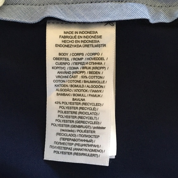 Polo Ralph Lauren US Open Chino Golf Pants Mens 36x 29.5 Navy Blue Wicking $148 - Picture 11 of 15